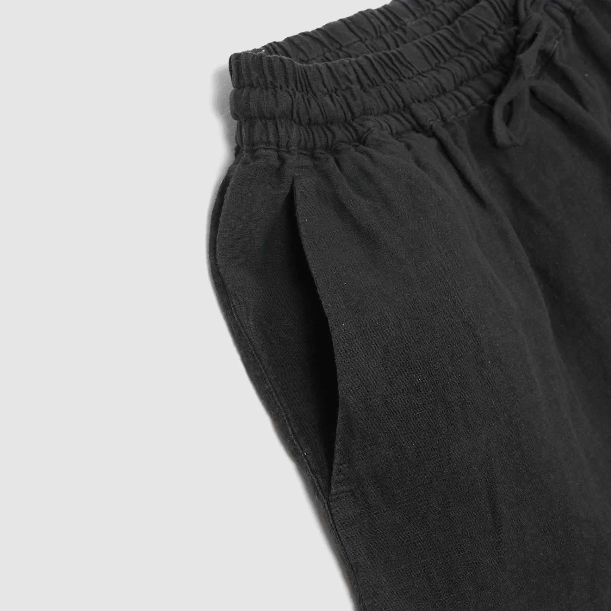120% Lino Ladies Wide Cut Linen Easy  Pants