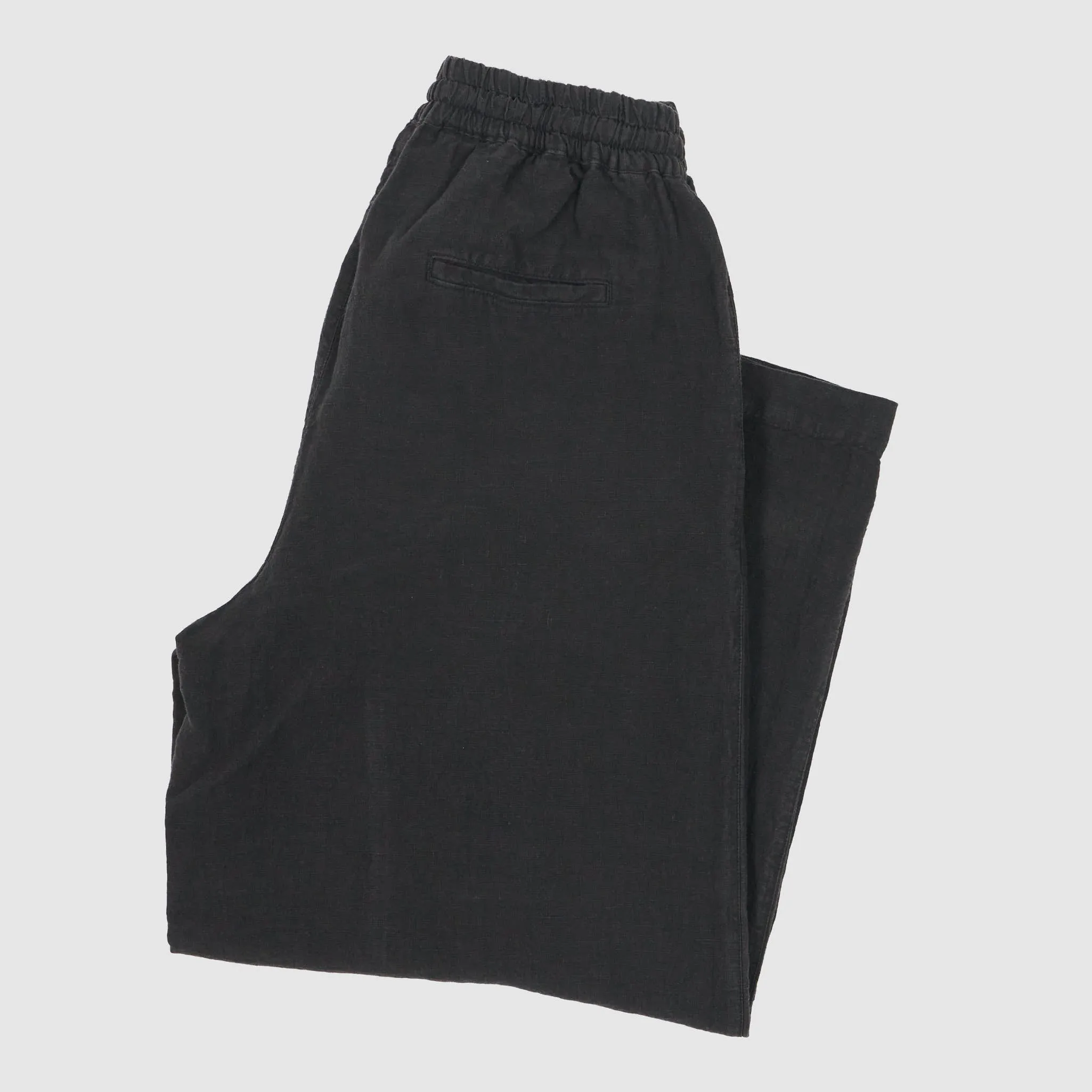120% Lino Ladies Wide Cut Linen Easy  Pants