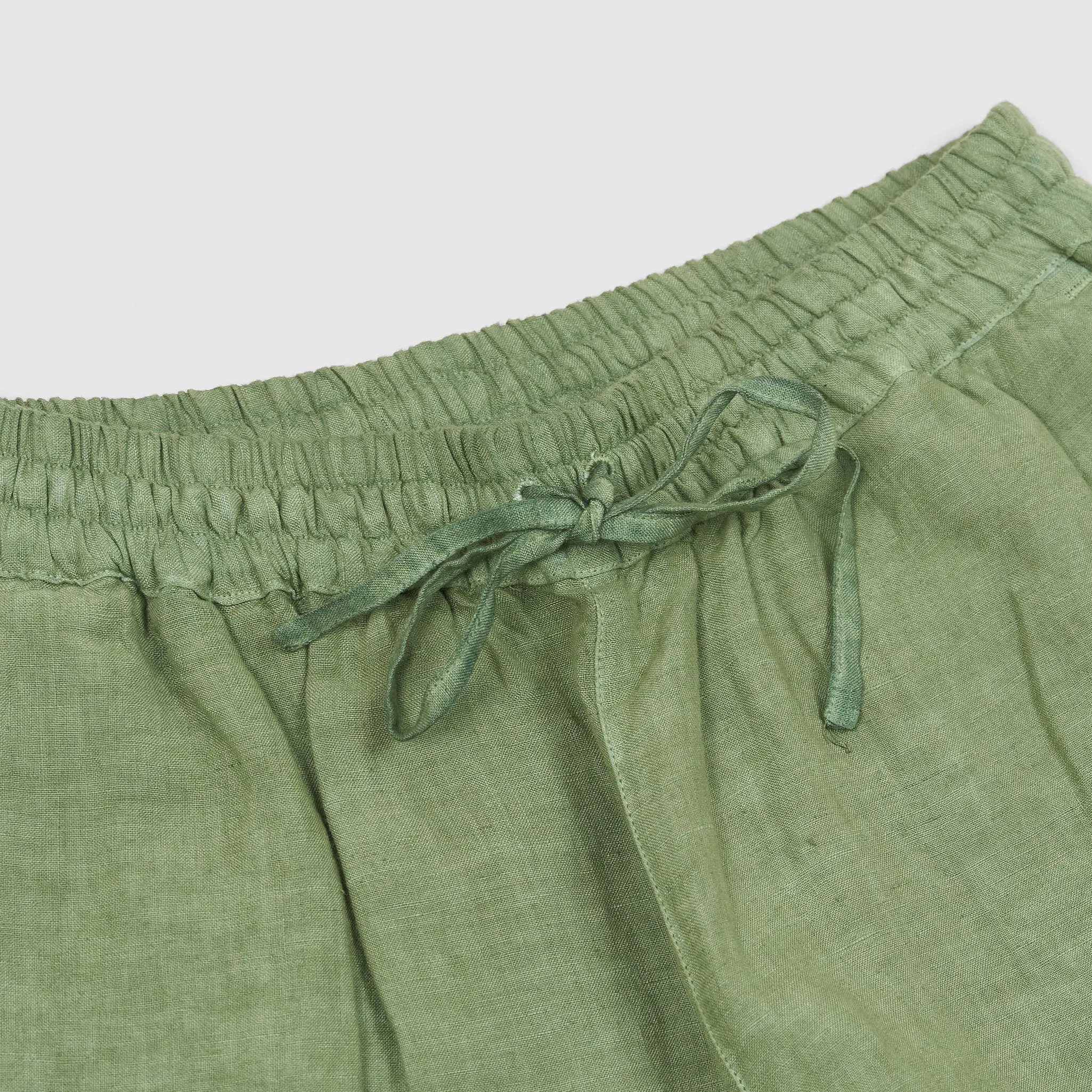 120% Lino Ladies Wide Cut Linen Easy  Pants