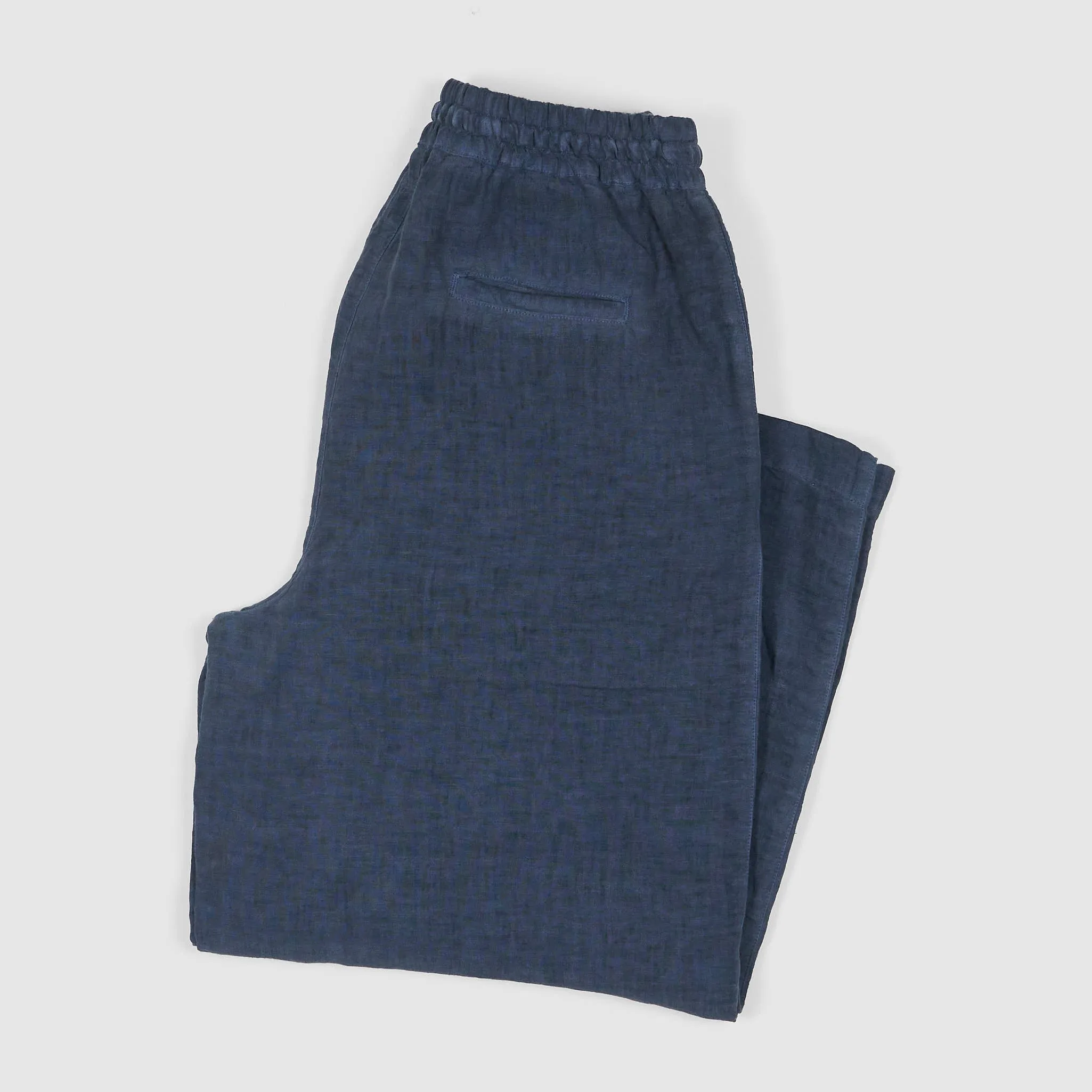 120% Lino Ladies Wide Cut Linen Easy  Pants