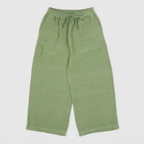 120% Lino Ladies Wide Cut Linen Easy  Pants