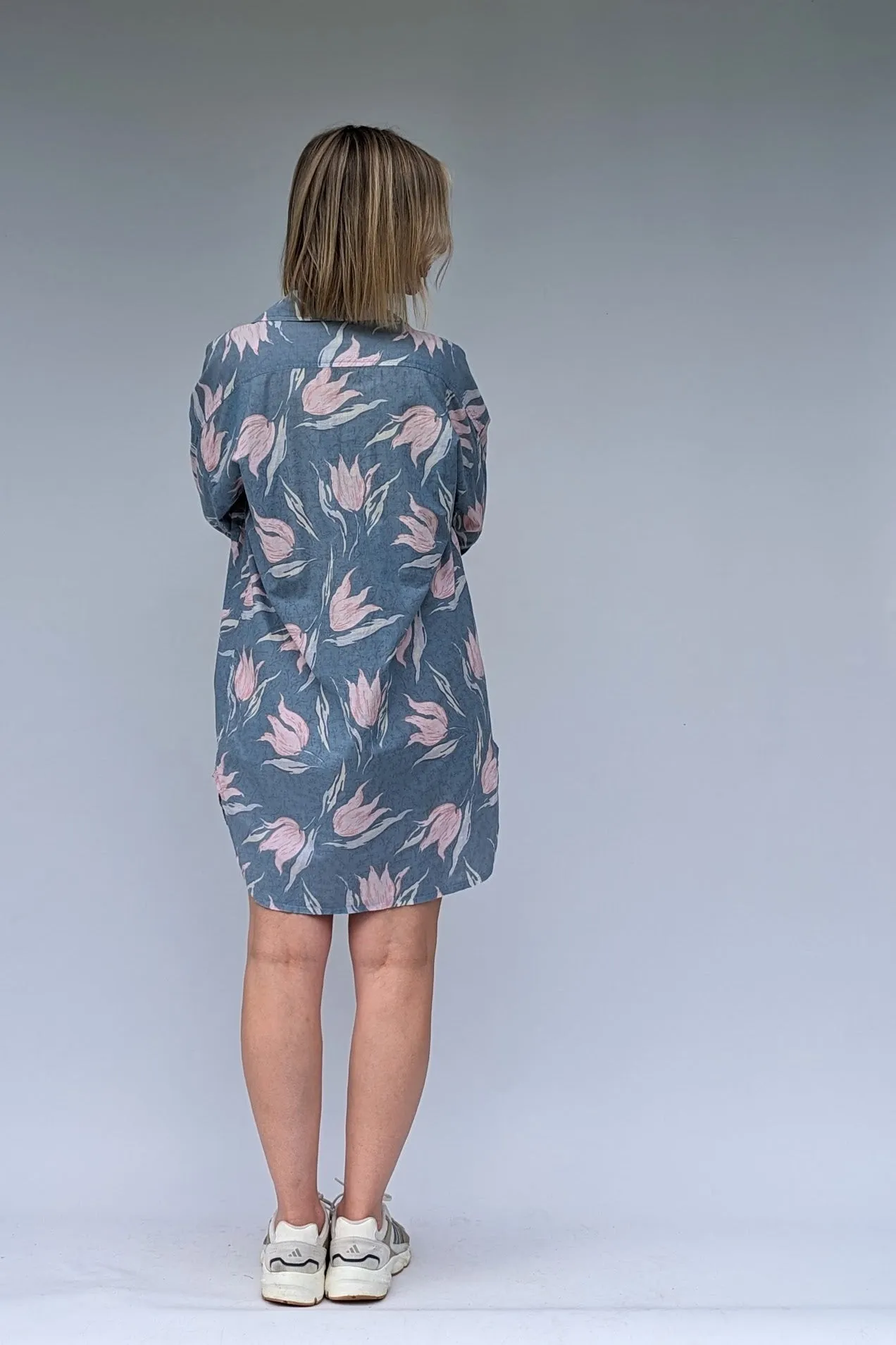 80s Laura Ashley Summer Shirt Dress