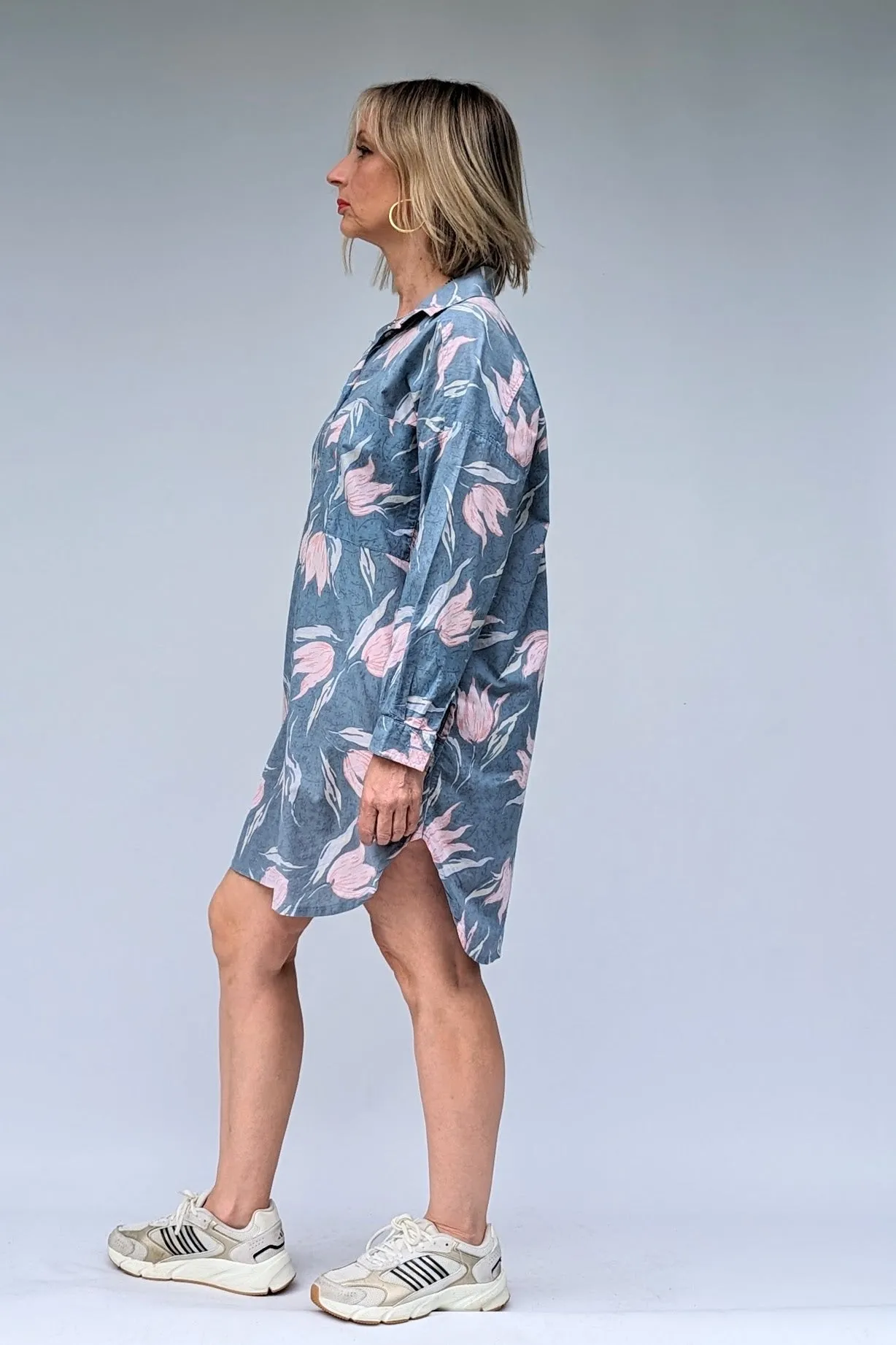 80s Laura Ashley Summer Shirt Dress