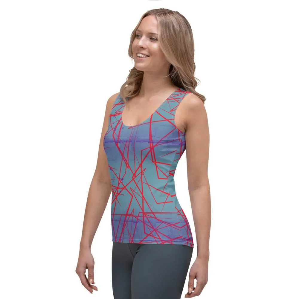 Abstract Lines Tank Top