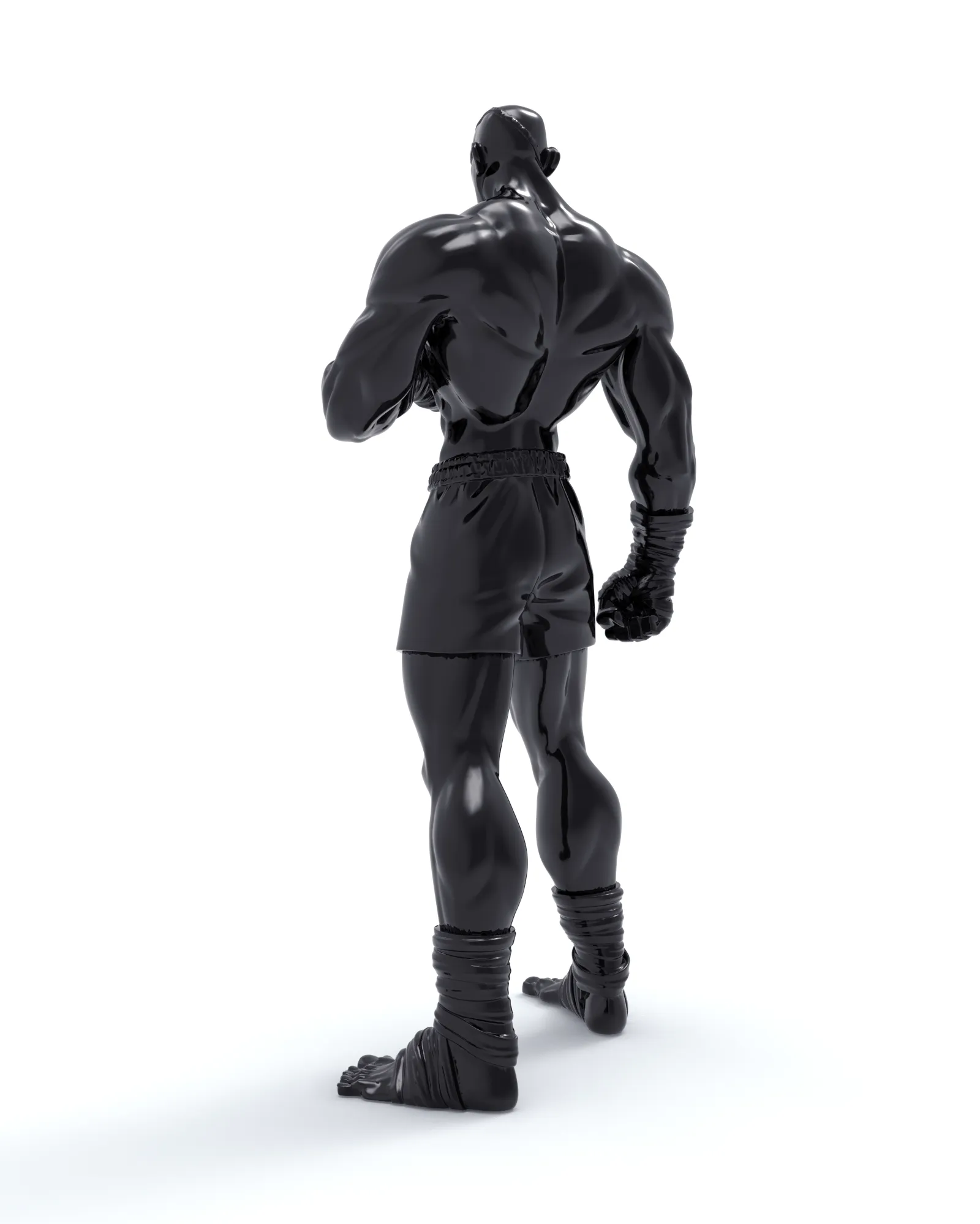 Akrolith Fighter 9-inch Deluxe resin statue with case