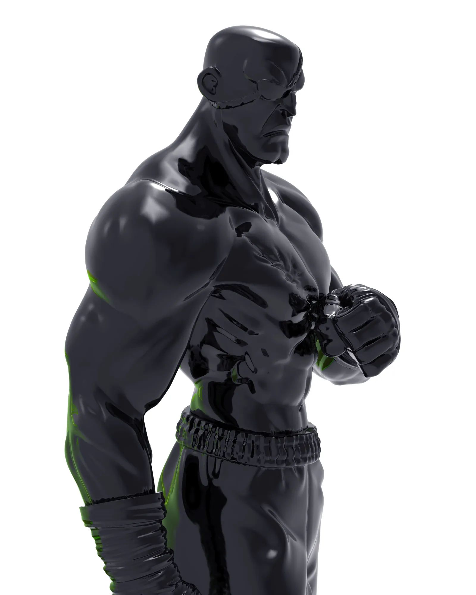 Akrolith Fighter 9-inch Deluxe resin statue with case