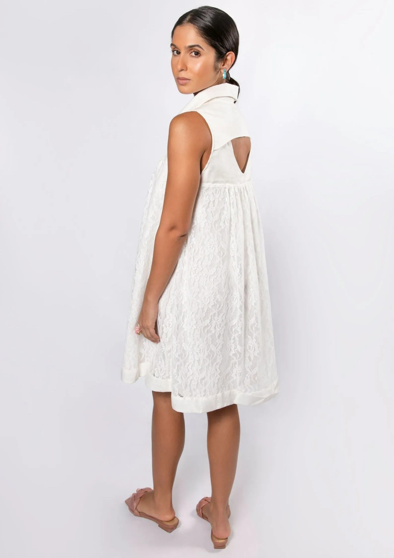 Alesia Dress - White