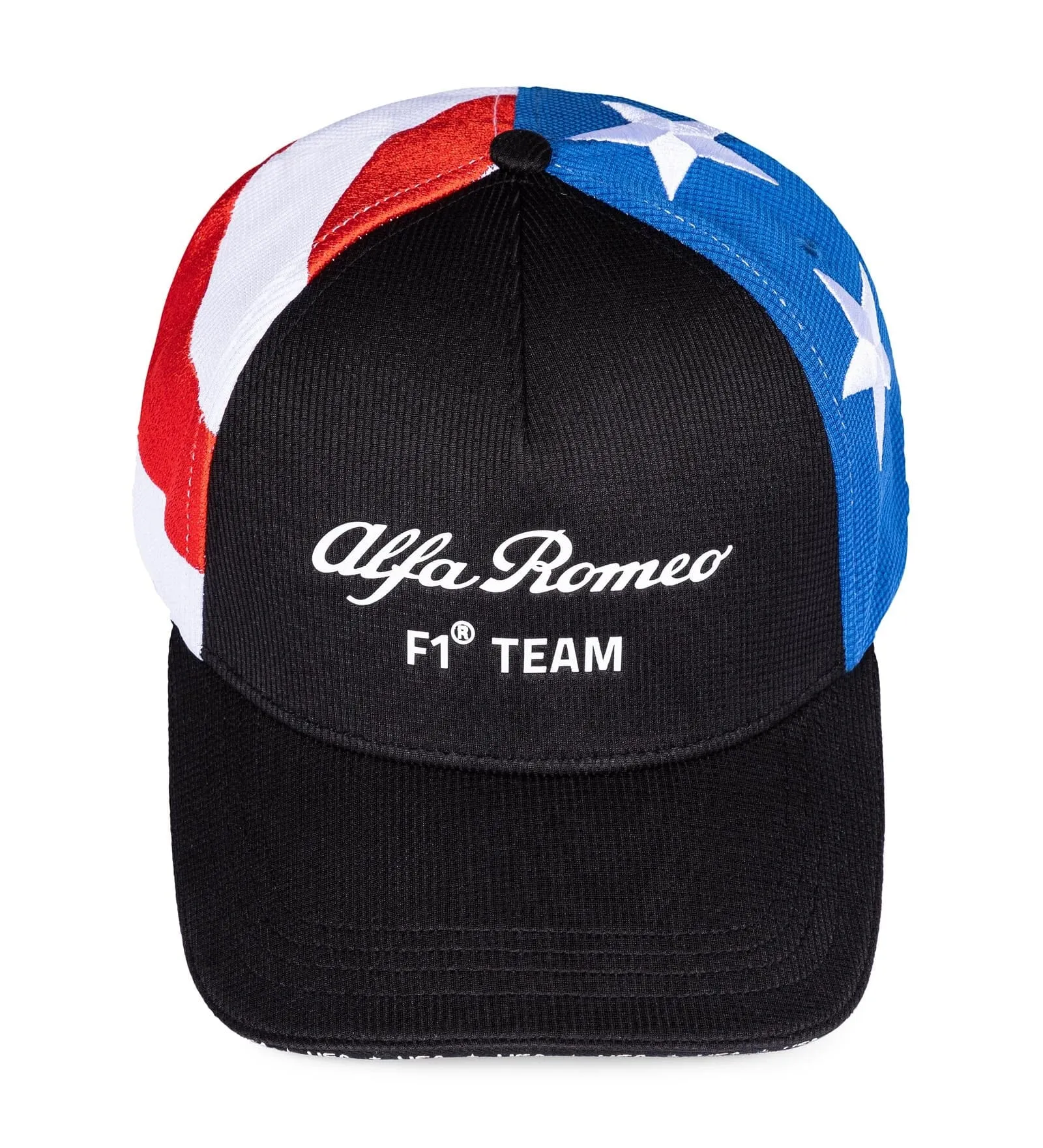 Alfa Romeo Racing F1 Special Edition Stars & Stripes USA GP Baseball Hat - Black