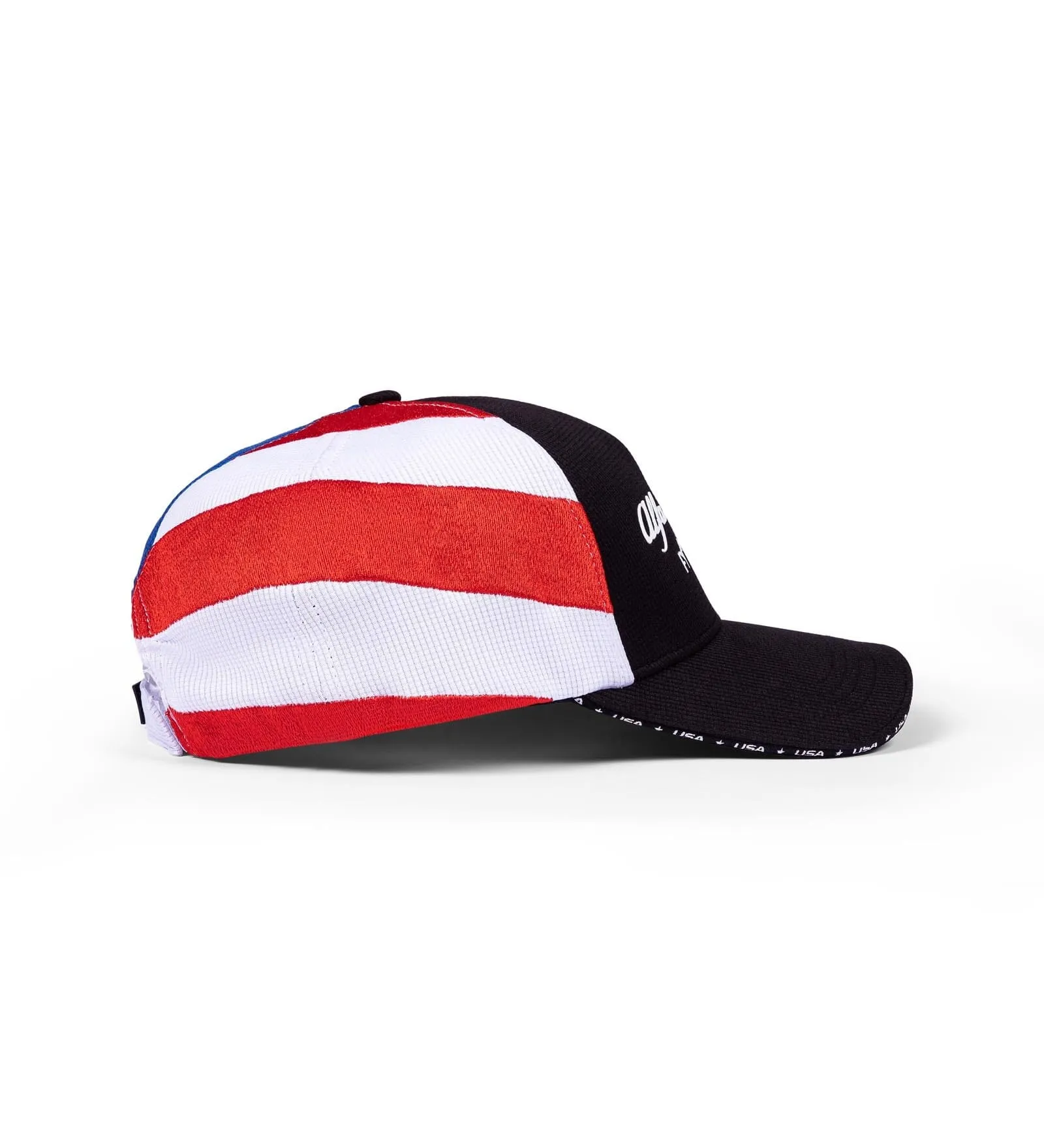 Alfa Romeo Racing F1 Special Edition Stars & Stripes USA GP Baseball Hat - Black