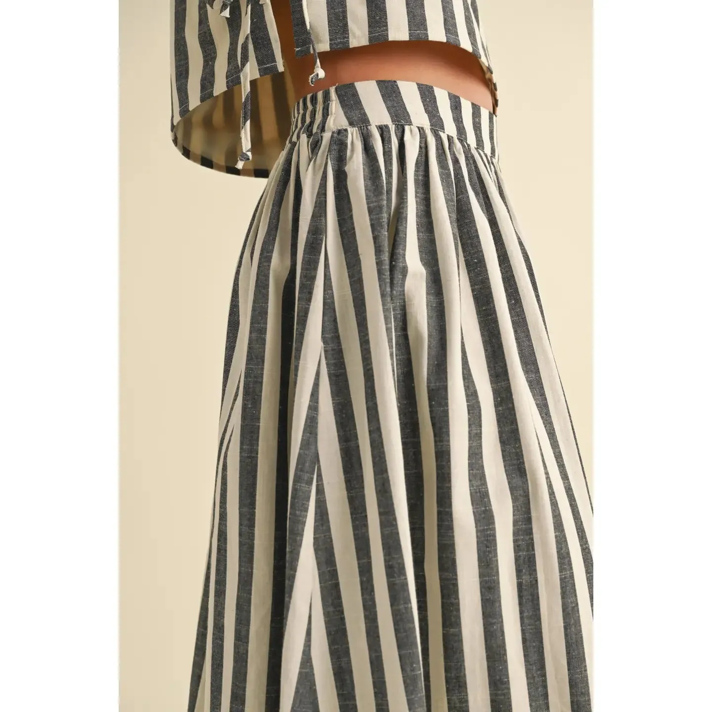 Alicia Striped Skirt Set