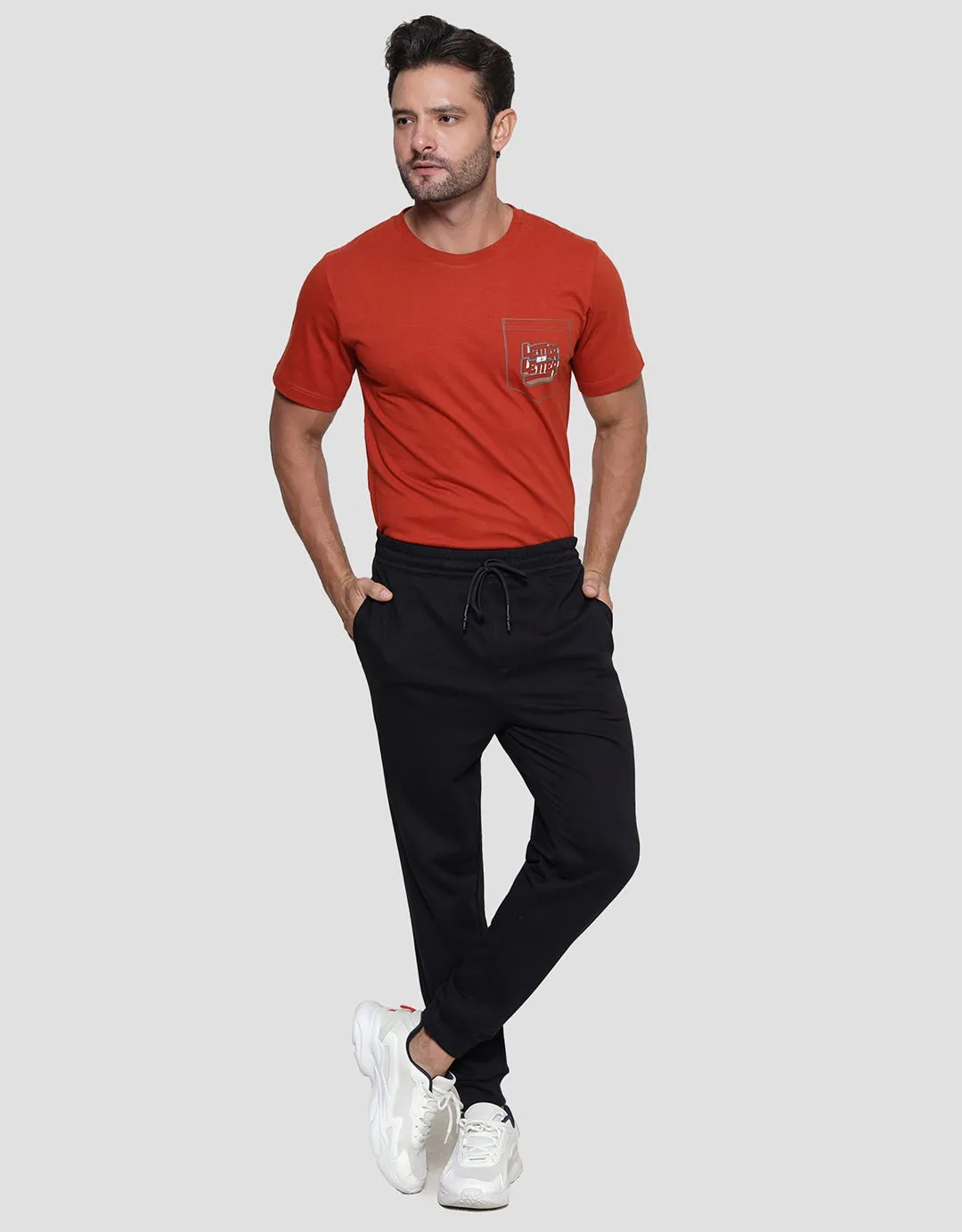American Jeans Celana Panjang Knit Basic Front Pria
