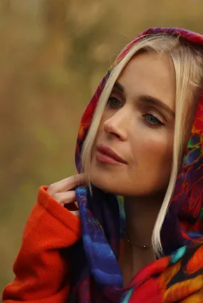 ANGEL WINGS CASHMERE DHARMA SHAWL - RAINBOW