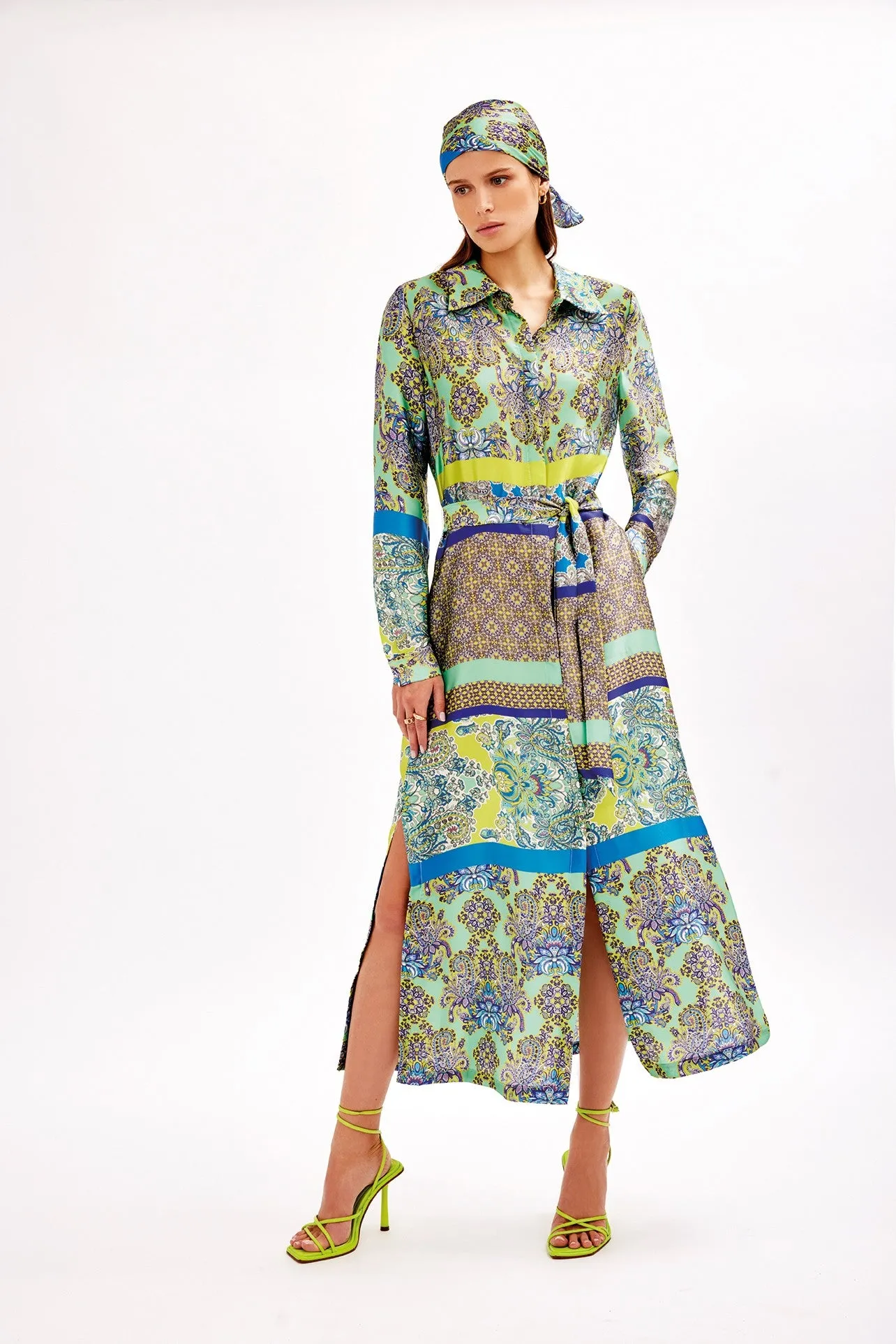 Arggido  shirt dress orange 46636