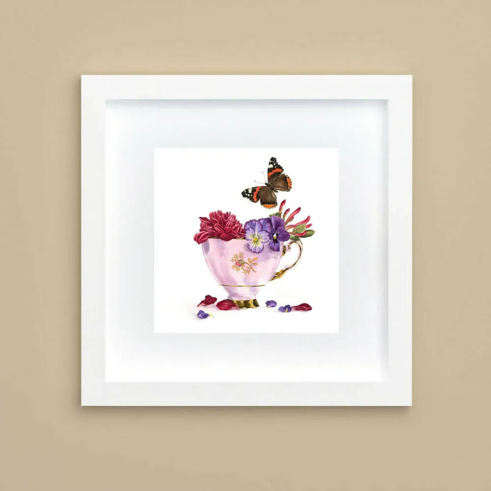Autumn Tea Cup - Limited Edition Giclee Print