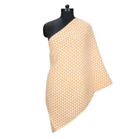 Bacati - Liam Triangles Orange Muslin Nursing Scarf