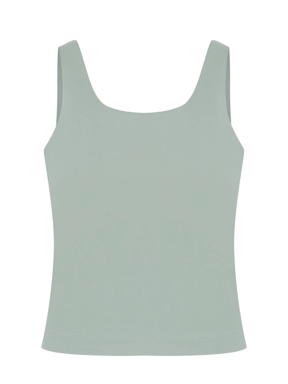 Balance Compression Tank with Built In Bra (Lily Pad)