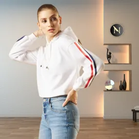 Bazu Patti White Hoodie