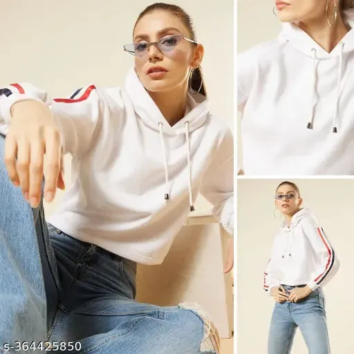Bazu Patti White Hoodie