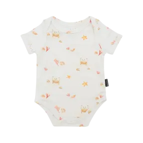 BELAN J Short Sleeves Onesie - Seaside