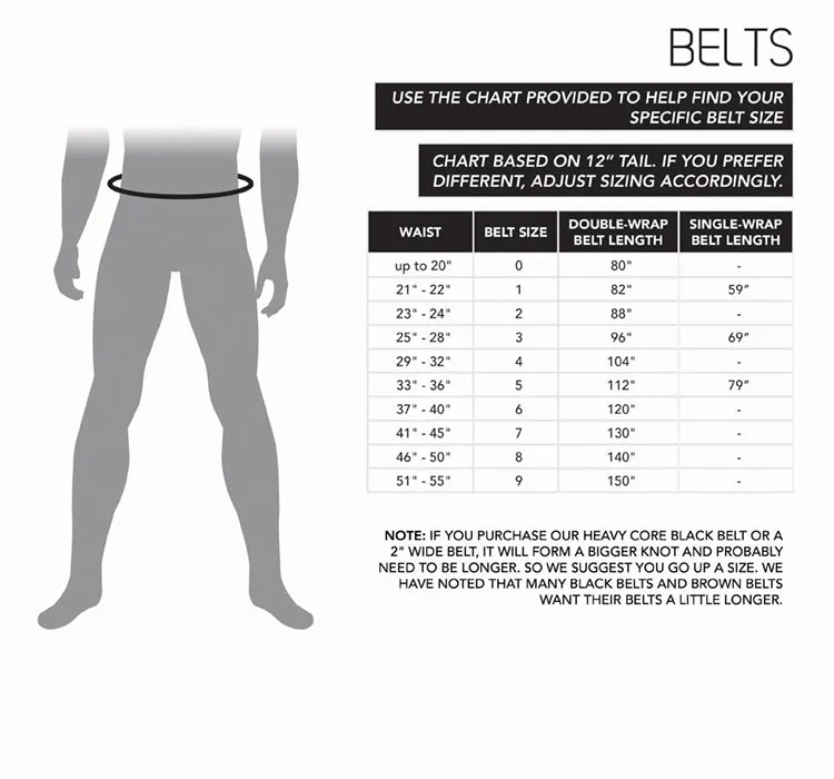 Belts, Green or Red, Double Wrap, Heat Sealed Ends