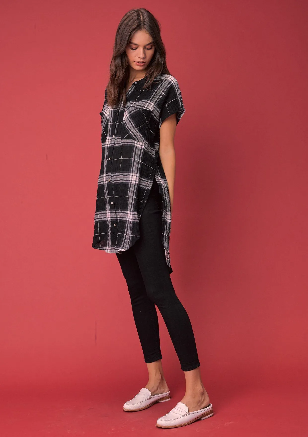 Brooks Plaid Tunic