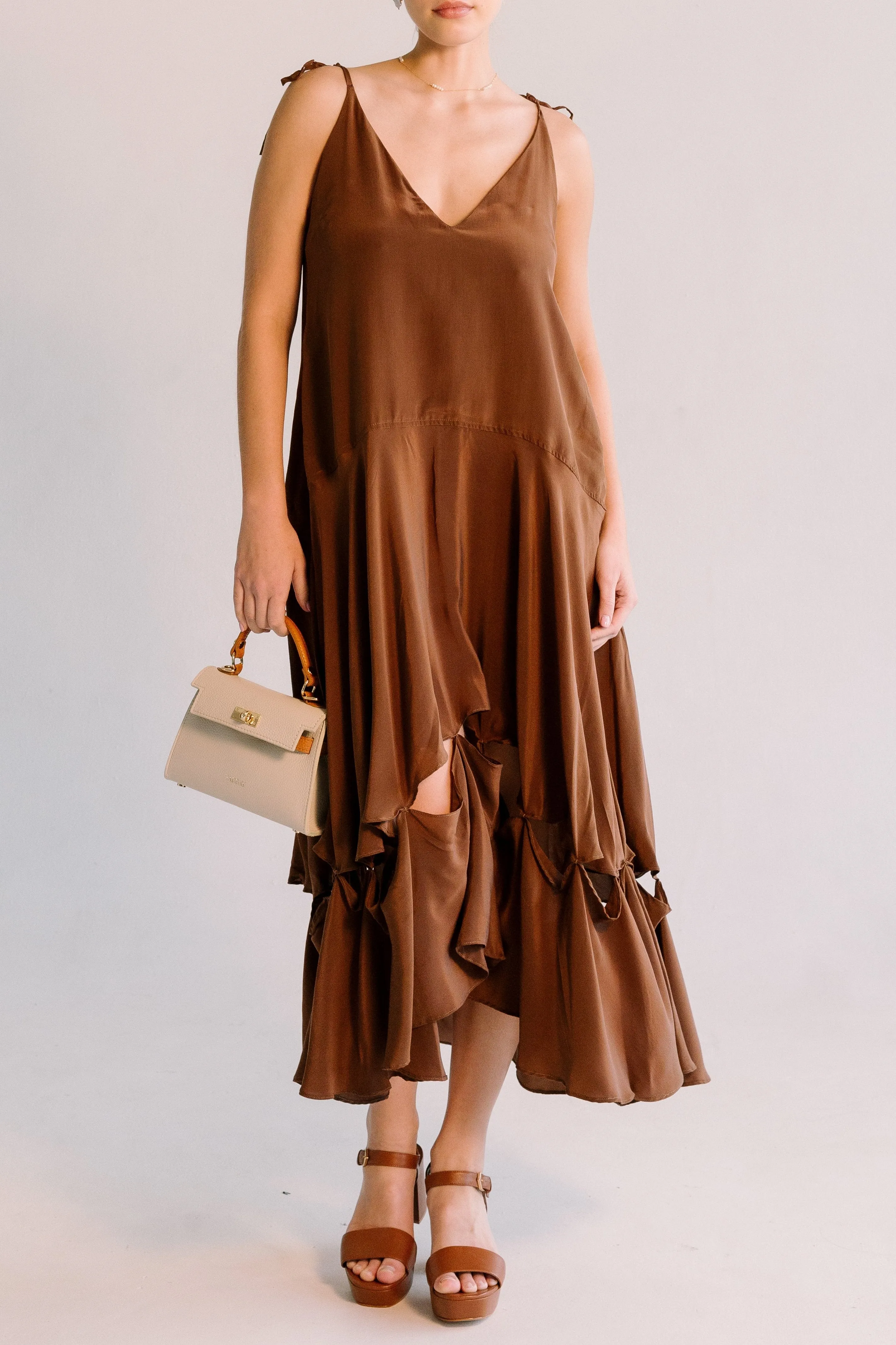 Carmela Dress #1 - Tan