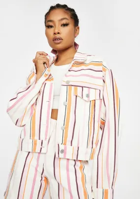 Carnival Kiss Striped Jacket