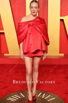 Chloë Sevigny Red Bow 2024 Oscars After Party Mini Ensemble