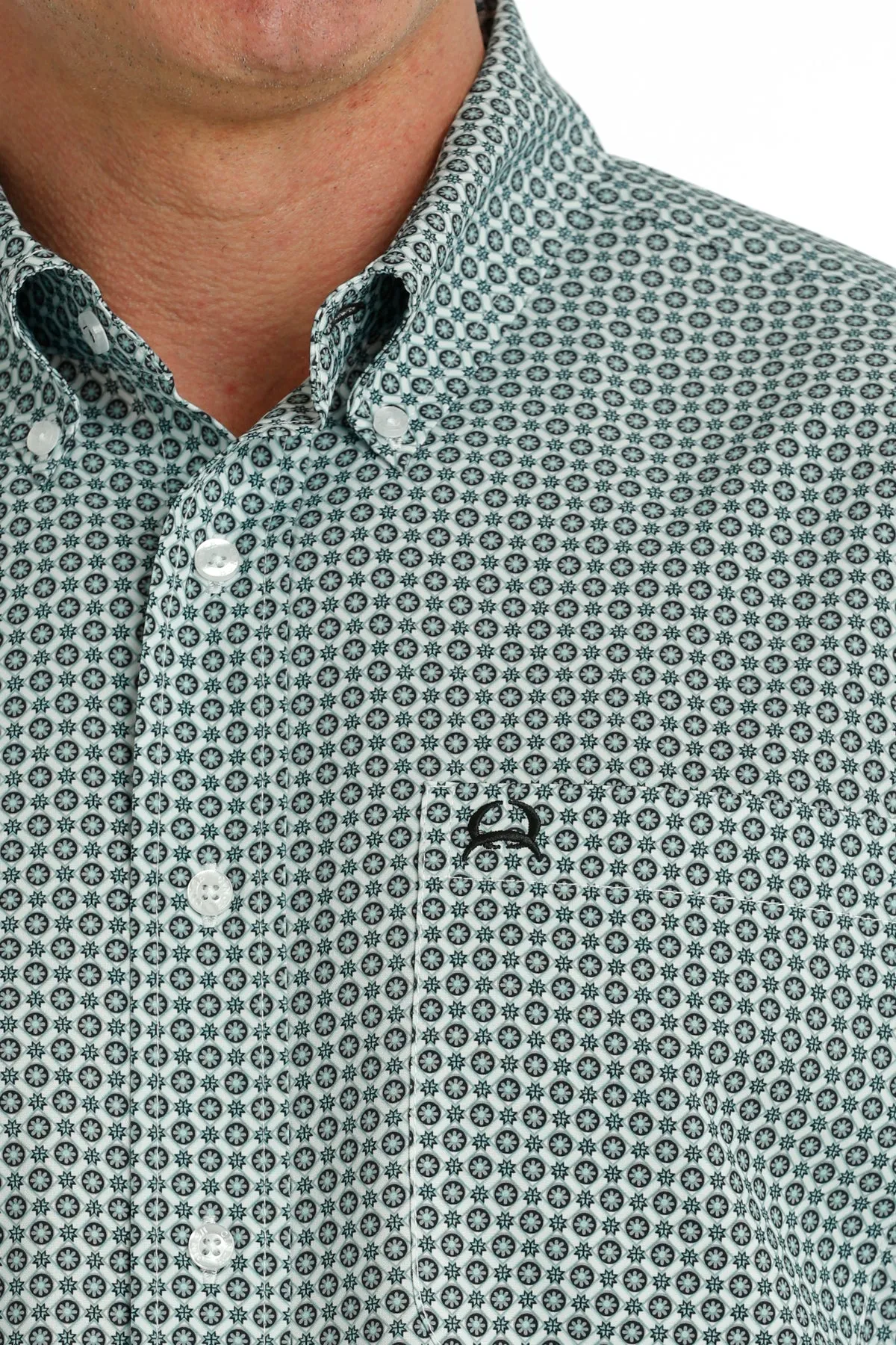 CINCH ARENAFLEX GEO SS BUTTON SHIRT
