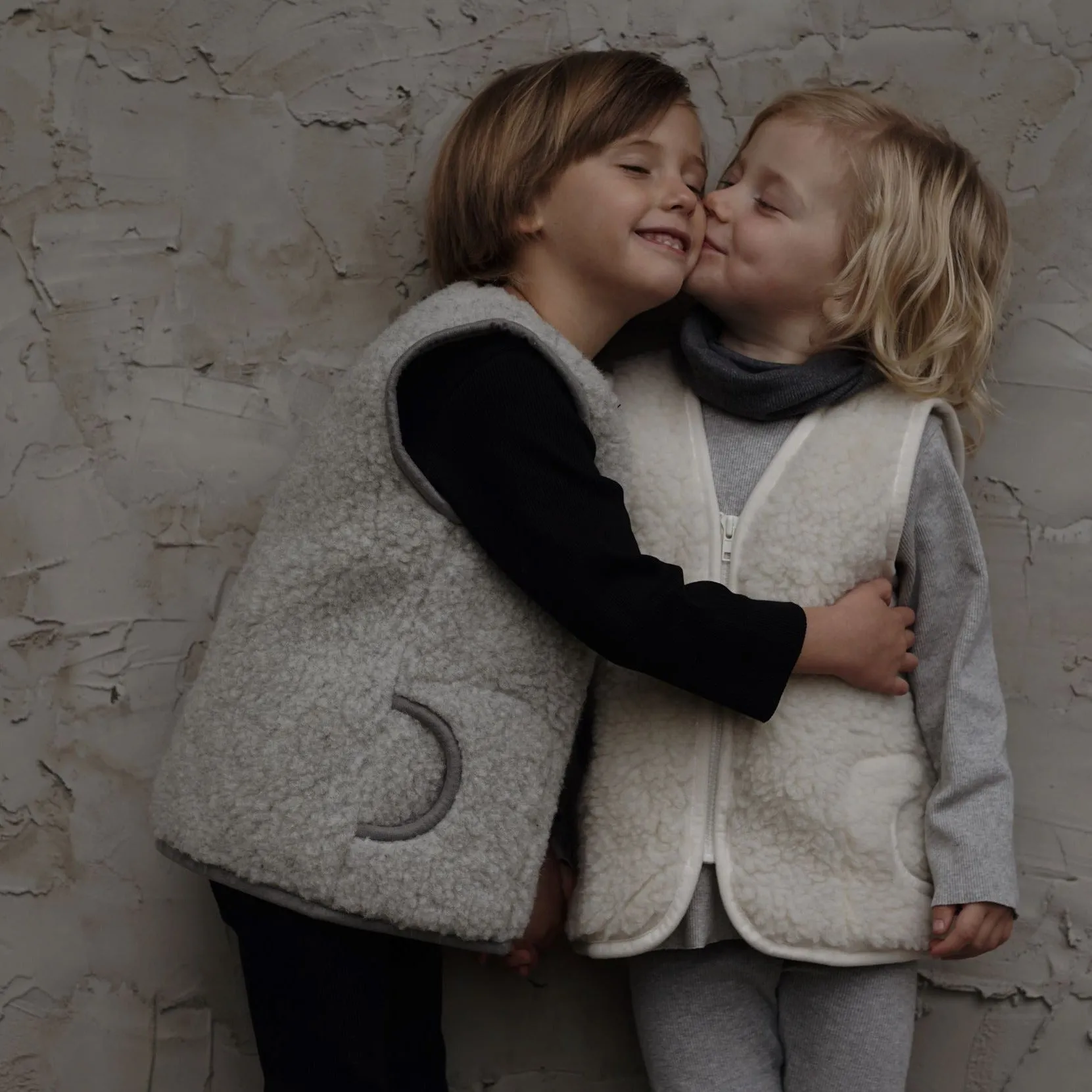 Clara 100% Wool Vest (Grey)
