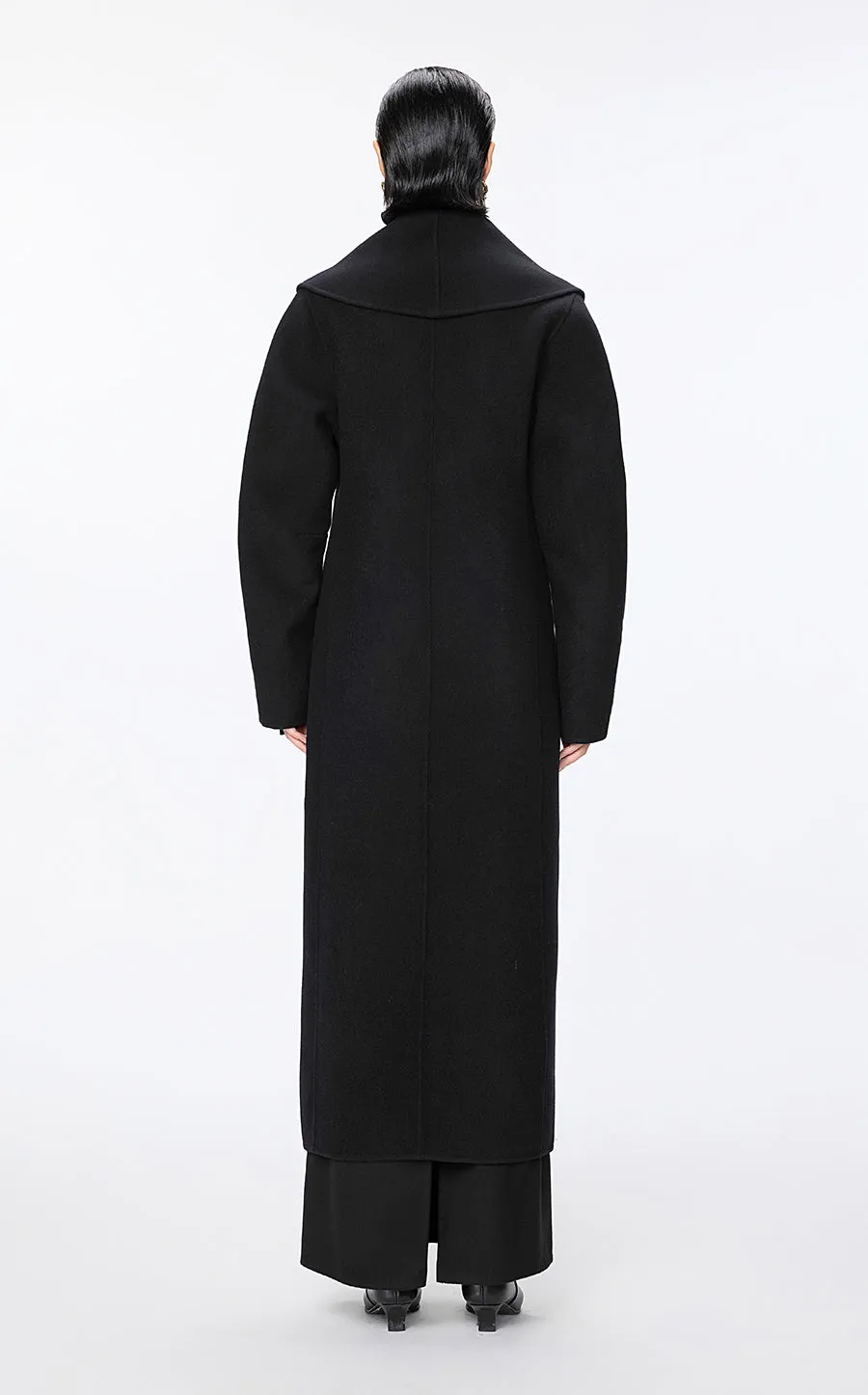Coat / JNBY Tailored Wool Ultra-Long Coat