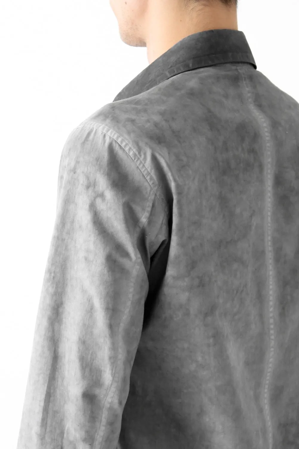 Cold Dyed Dress Shirt Gray