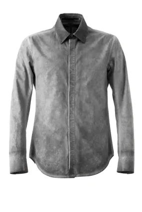 Cold Dyed Dress Shirt Gray