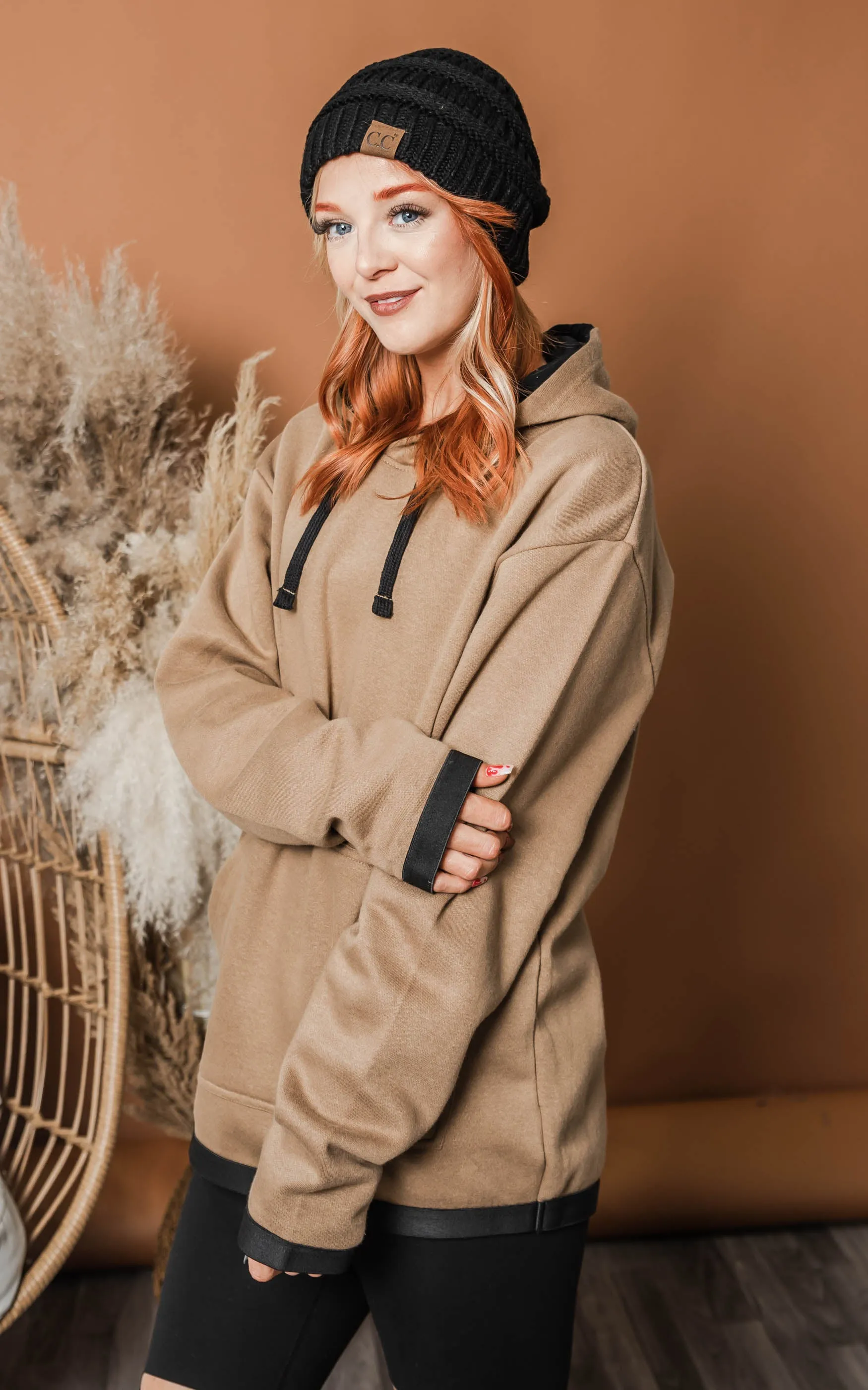 Coyote Brown Hoodie** - Final Sale