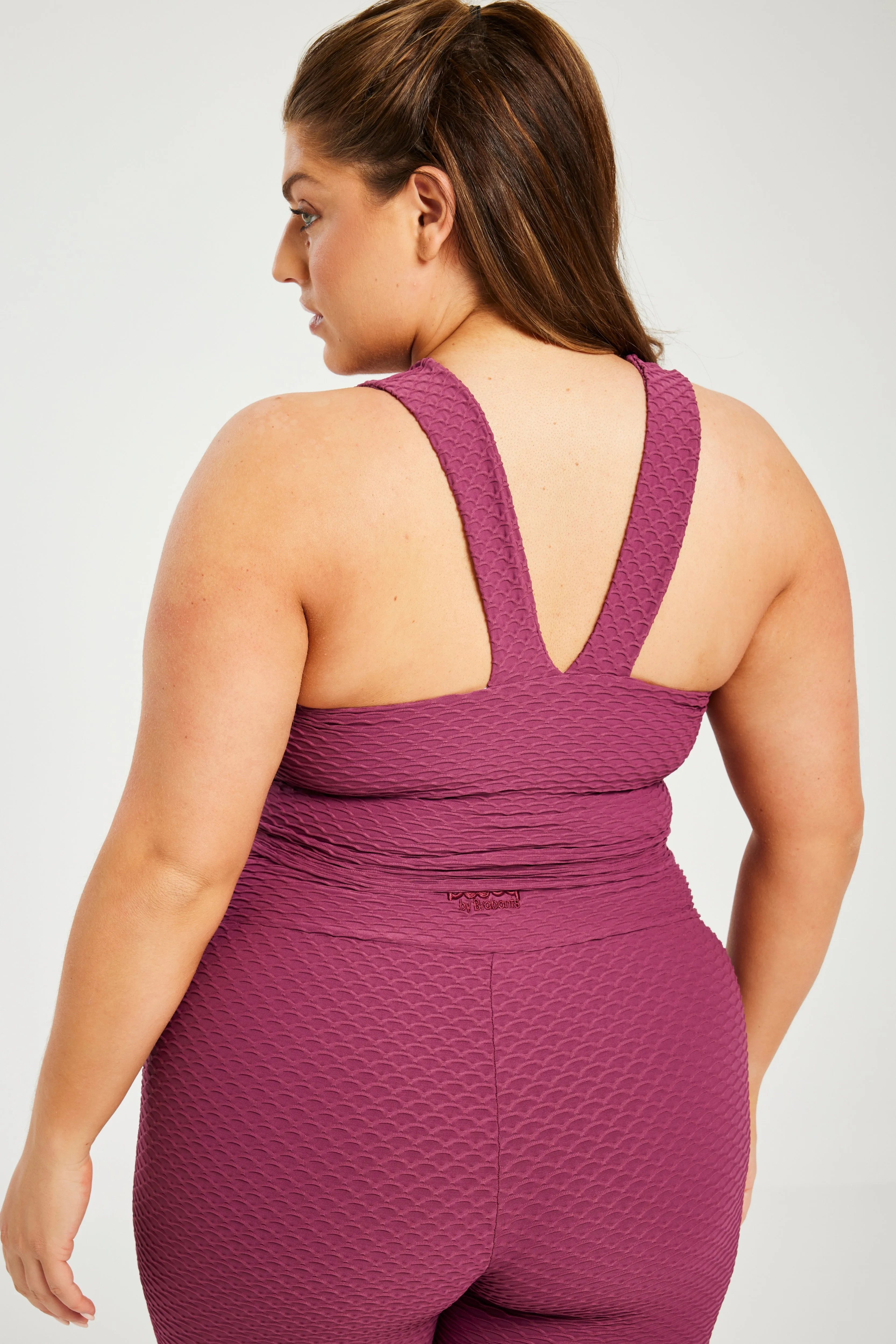 Croco Skin Tank Berry