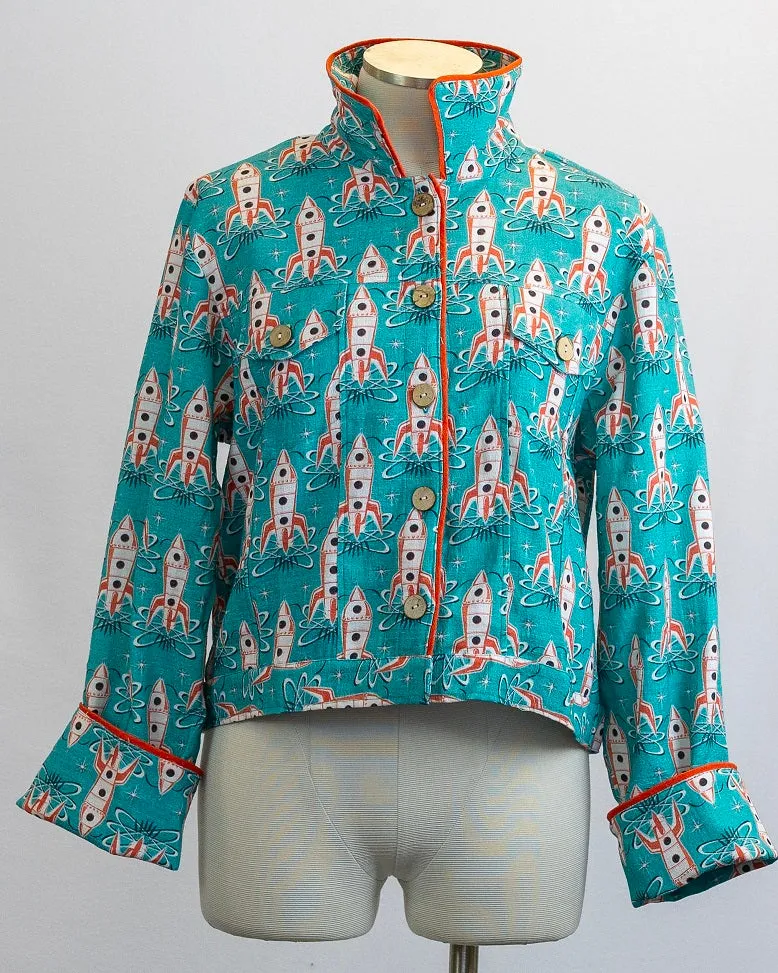 Cropped Bamboo Jacket