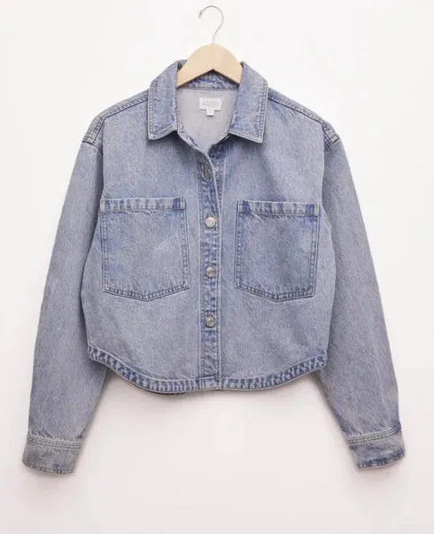 Cropped Denim Jacket