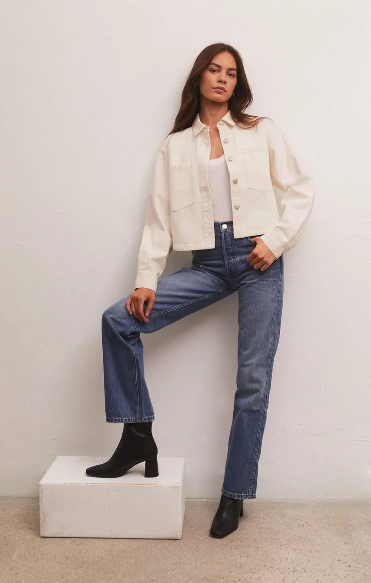 Cropped Denim Jacket