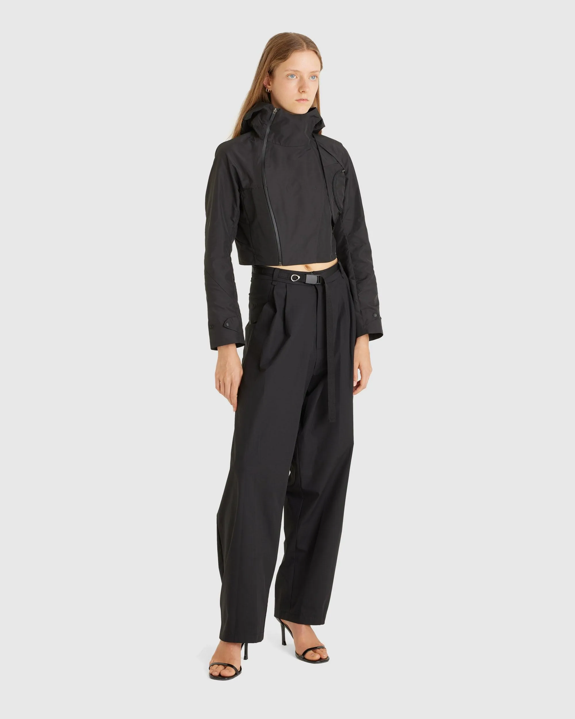 Cropped Shell Jacket