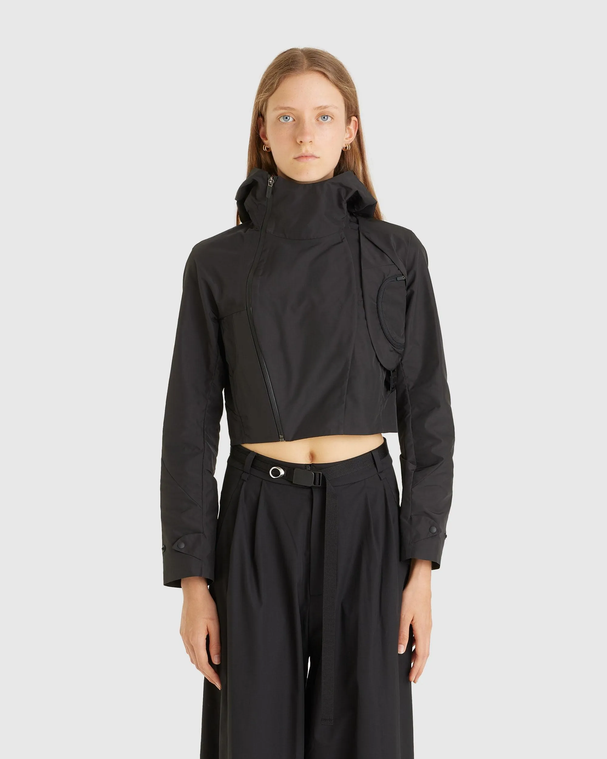 Cropped Shell Jacket