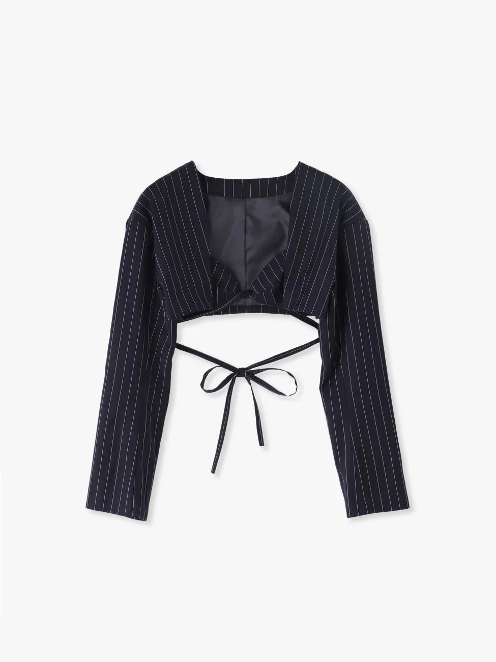 CROPPED STRIPE JACKET