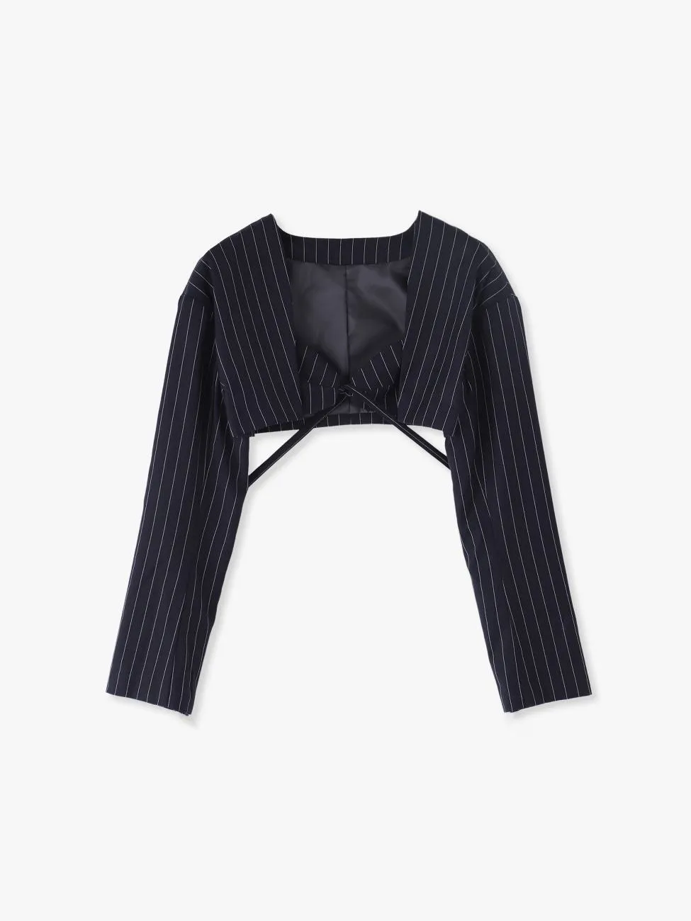 CROPPED STRIPE JACKET