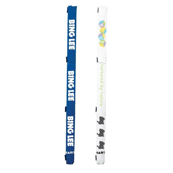 Custom Printed - HART Flat Netball Post Pads - 25mm