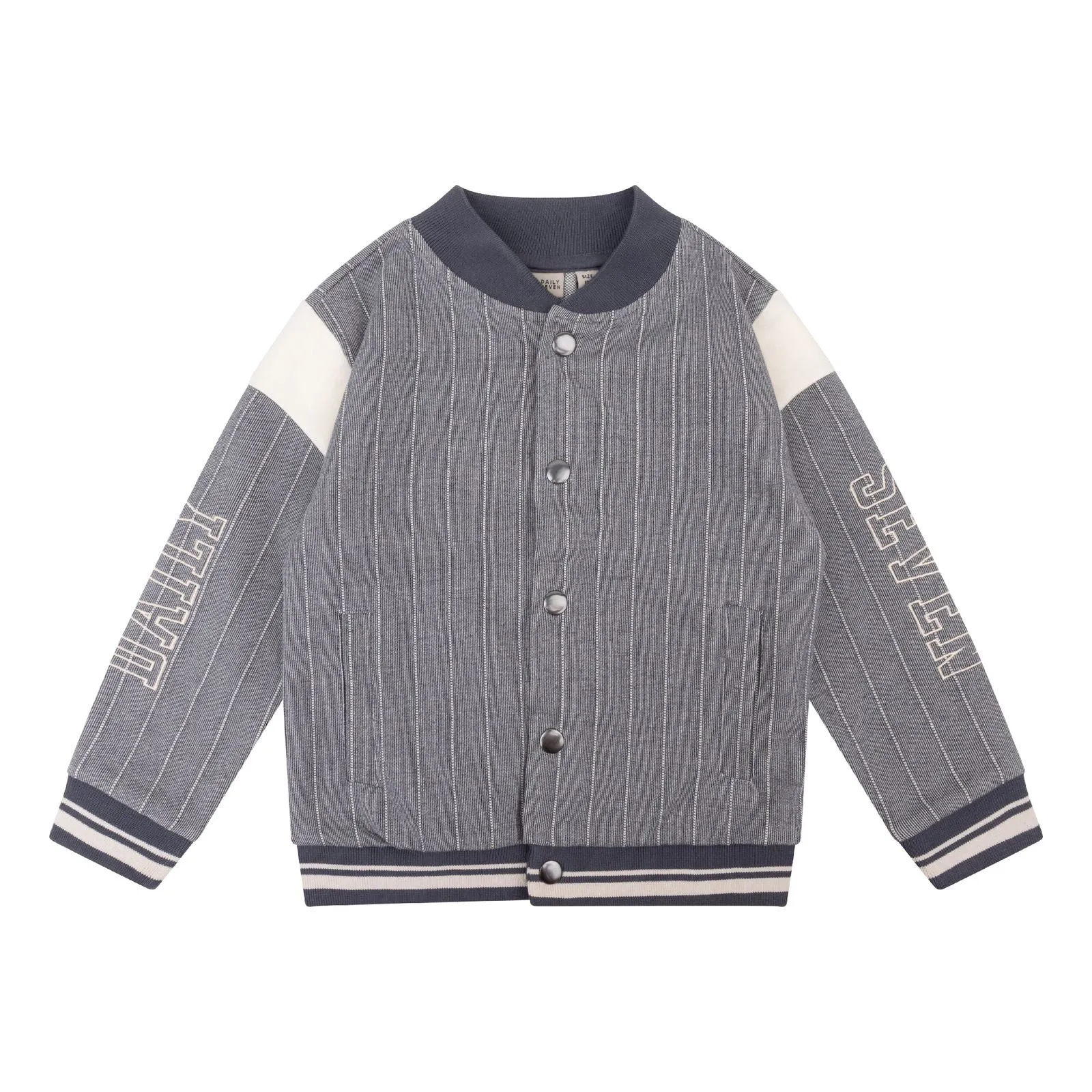 Daily7 Organic Bomber Jacket Stripe