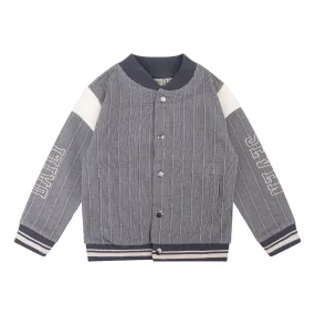 Daily7 Organic Bomber Jacket Stripe