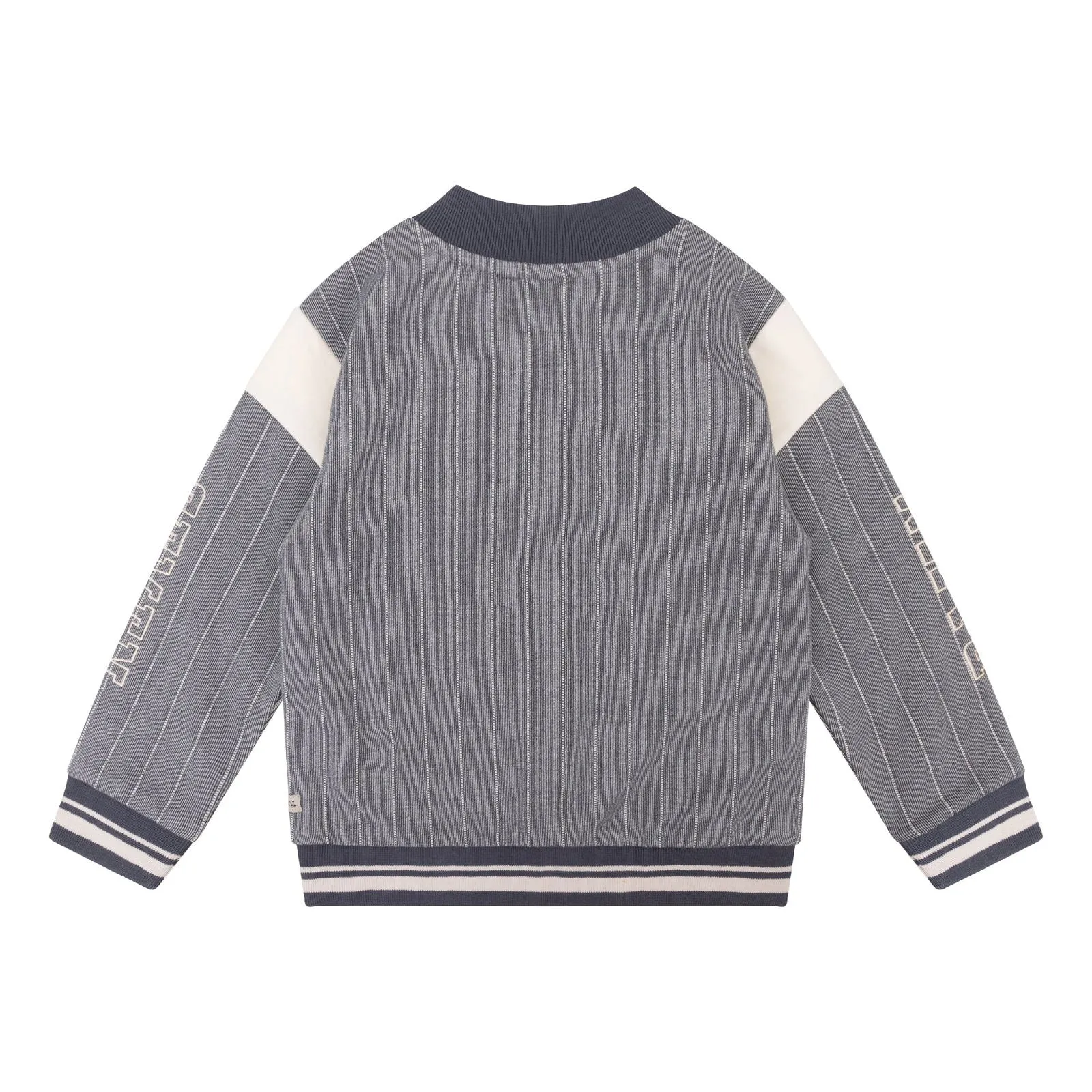 Daily7 Organic Bomber Jacket Stripe
