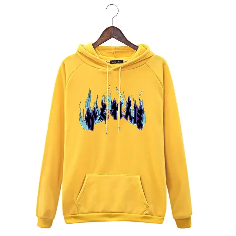 Dark Style Letters Oversize Hoodie