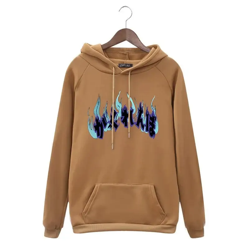 Dark Style Letters Oversize Hoodie