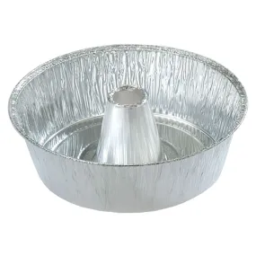 Disposable Aluminum 10" Angel Tube Foil Pan