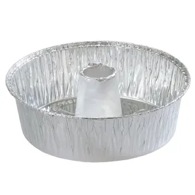 Disposable Aluminum 8" Angel Tube Foil Pan